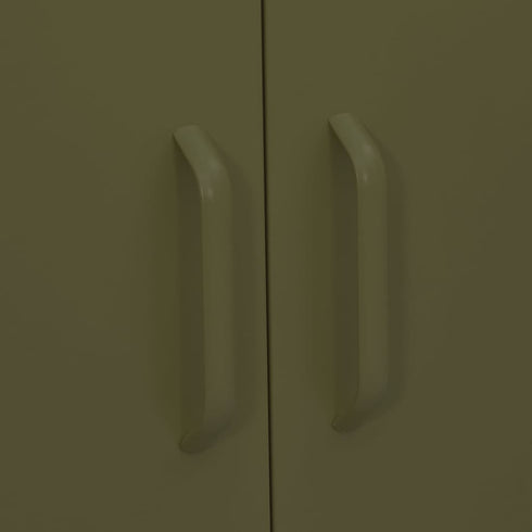 Lady Jillian -  Storage Cabinet Olive Green 80x35x101,5 cm Steel - Model 2